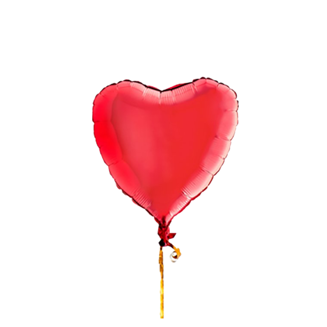 Röd heliumballong